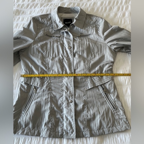 GERRY WEBER Grey Lightweight Zip Front Jacket Casual Neutral Travel Commute - Picture 16 of 16